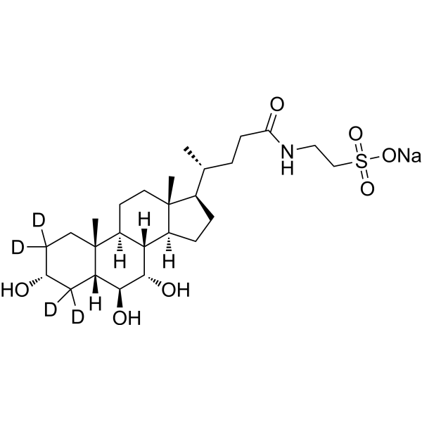 Tauro-α-muricholic acid-d4 sodium (T-α-MCA-d4 sodium)